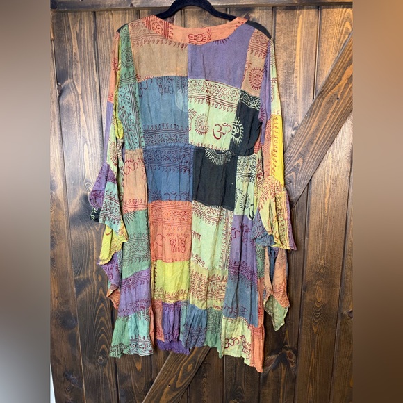 Kathmandu Imports Patchwork Tunic Top - Picture 2 of 6